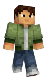 pickled bluewood and asparagus Minecraft skin — Classic model — first worn by Gispoe