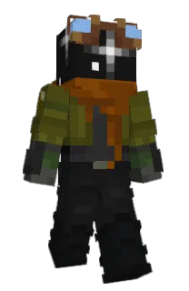 Front of Hilliage's skin