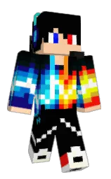 EricEvanPlayz's Minecraft skin wearing the Common cape