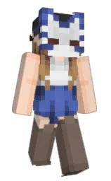 dairy cream and apricot peach Minecraft skin — Slim model