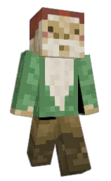 Parqes's Minecraft skin wearing the Migrator cape