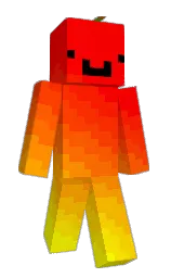 red and scarlet Minecraft skin — Slim model — first worn by M4ngo77
