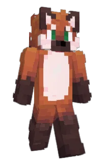 Front of Jackamyerson's skin