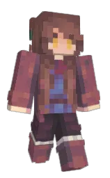 jamcrystal's Minecraft skin wearing the Vanilla cape