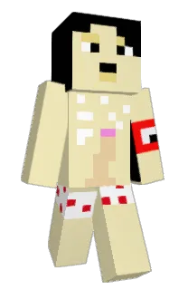 Front of Minecraft skin