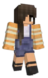 tacao and beryl green Minecraft skin — Slim model — first worn by Meghanplay