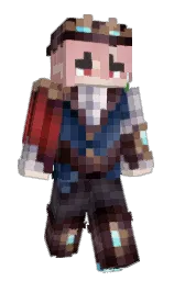 ZadecSugar's Minecraft skin wearing the Migrator cape