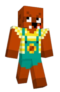 Front of tequt's skin