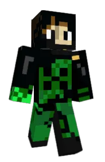 Front of Znarni's skin