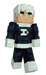 DanTheManGaming's Minecraft skin wearing the Aurora cape