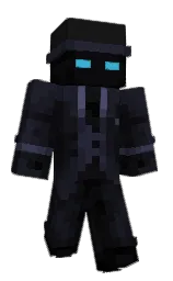 woodsmoke and steel gray Minecraft skin — Classic model