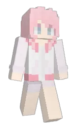 peach cream and prim Minecraft skin — Slim model