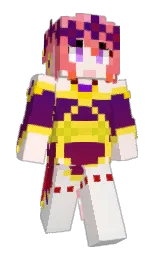 fair pink and bright sun Minecraft skin — Slim model — first worn by S_S_R