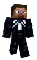 black russian and black Minecraft skin — Classic model