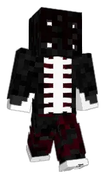 mine shaft and white Minecraft skin — Classic model — first worn by RickMeMorty