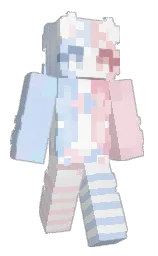moon raker and pig pink Minecraft skin — Slim model — first worn by XINYI060403