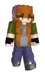 hawaiian tan and comet Minecraft skin — Slim model — first worn by sir_osya