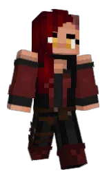 cod gray and brown derby Minecraft skin — Classic model — first worn by Taiga_Wolves