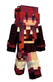 Front of Cinnika's skin