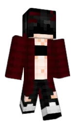 temptress and cod gray Minecraft skin — Classic model