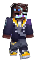 Redawr's Minecraft skin wearing the Founder's cape