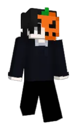 black and cinder Minecraft skin — Slim model