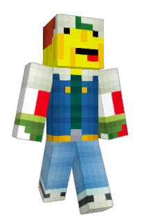Front of Yhaver's skin
