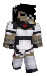 black and baltic sea Minecraft skin — Classic model — first worn by Brarius