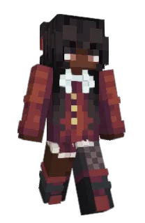 Front of Nsteh's skin