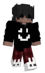 black and mine shaft Minecraft skin — Classic model — first worn by xBoczekMC