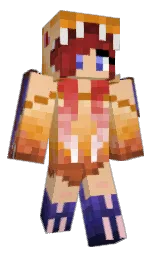 Marishmello's Minecraft skin wearing the Pan cape
