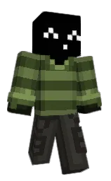 black and dune Minecraft skin — Classic model