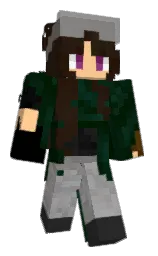 snakesphere's Minecraft skin wearing the Aurora cape