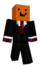 MrOrangeBoss's Minecraft skin wearing the Pan cape