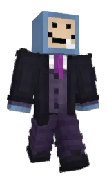 theone555's Minecraft skin wearing the Aurora cape