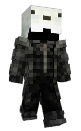 black and deep fir Minecraft skin — Slim model — first worn by Nixieron