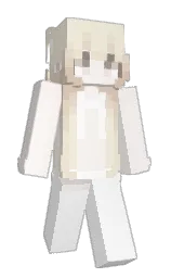 white and fantasy Minecraft skin — Slim model