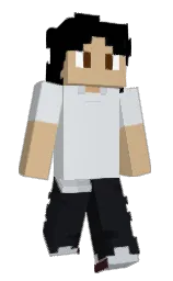 iron and black Minecraft skin — Classic model