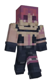 Front of zaldrex's skin