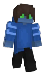 Volcise's Minecraft skin wearing the Twisted cape