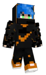 cod gray and red stage Minecraft skin — Classic model — first worn by MildsteamYT
