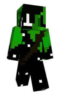 Front of Tevion's skin