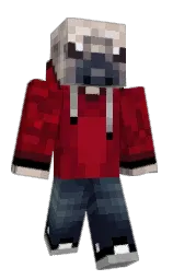 iiPug's Minecraft skin wearing the Migrator cape