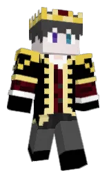 black and emperor Minecraft skin — Classic model — first worn by tempest_conduit