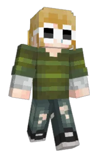 Front of Cecu's skin