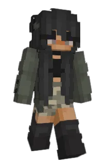 Front of BlueBity's skin