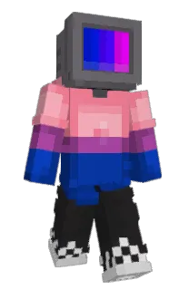 Front of Xwlf's skin