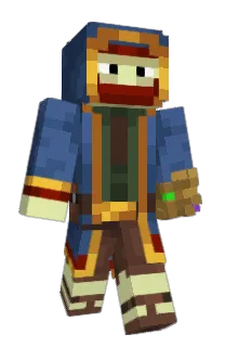 Front of Graeviti's skin