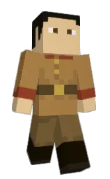 gold sand and cape palliser Minecraft skin — Slim model
