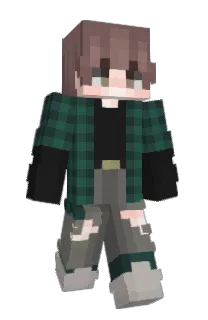 Front of FroggieBro's skin